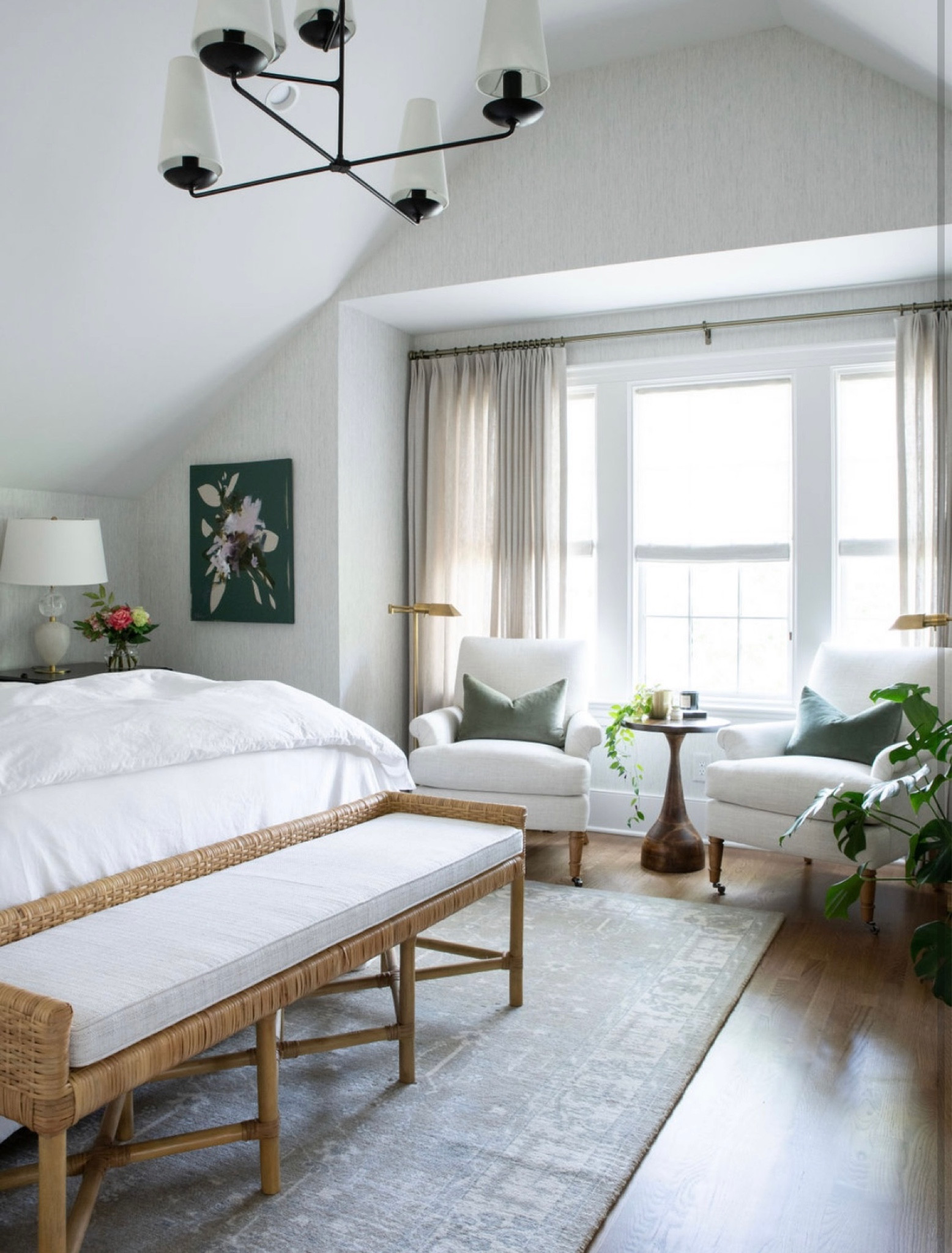 Modern traditional bedroom