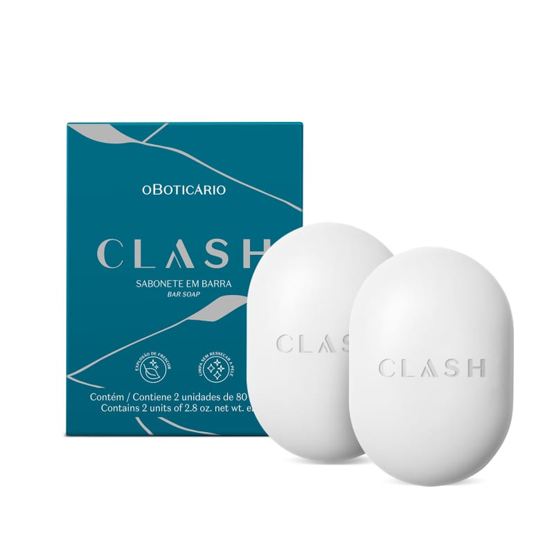 Sabonete em Barra Clash 2 x 80g | O Boticario | oBoticario (BR)