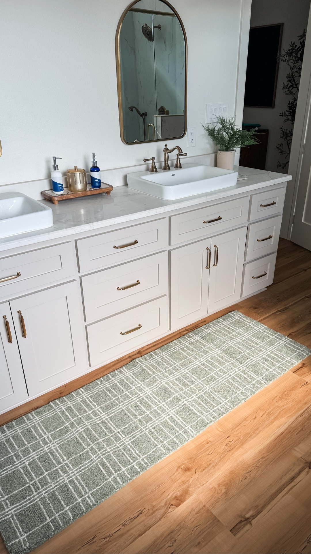 Wool rug runner from Walmart. Love how plush it feels on my feet while I’m getting ready in my bathroom. 

#LTKHoliday #LTKHome #LTKSeasonal