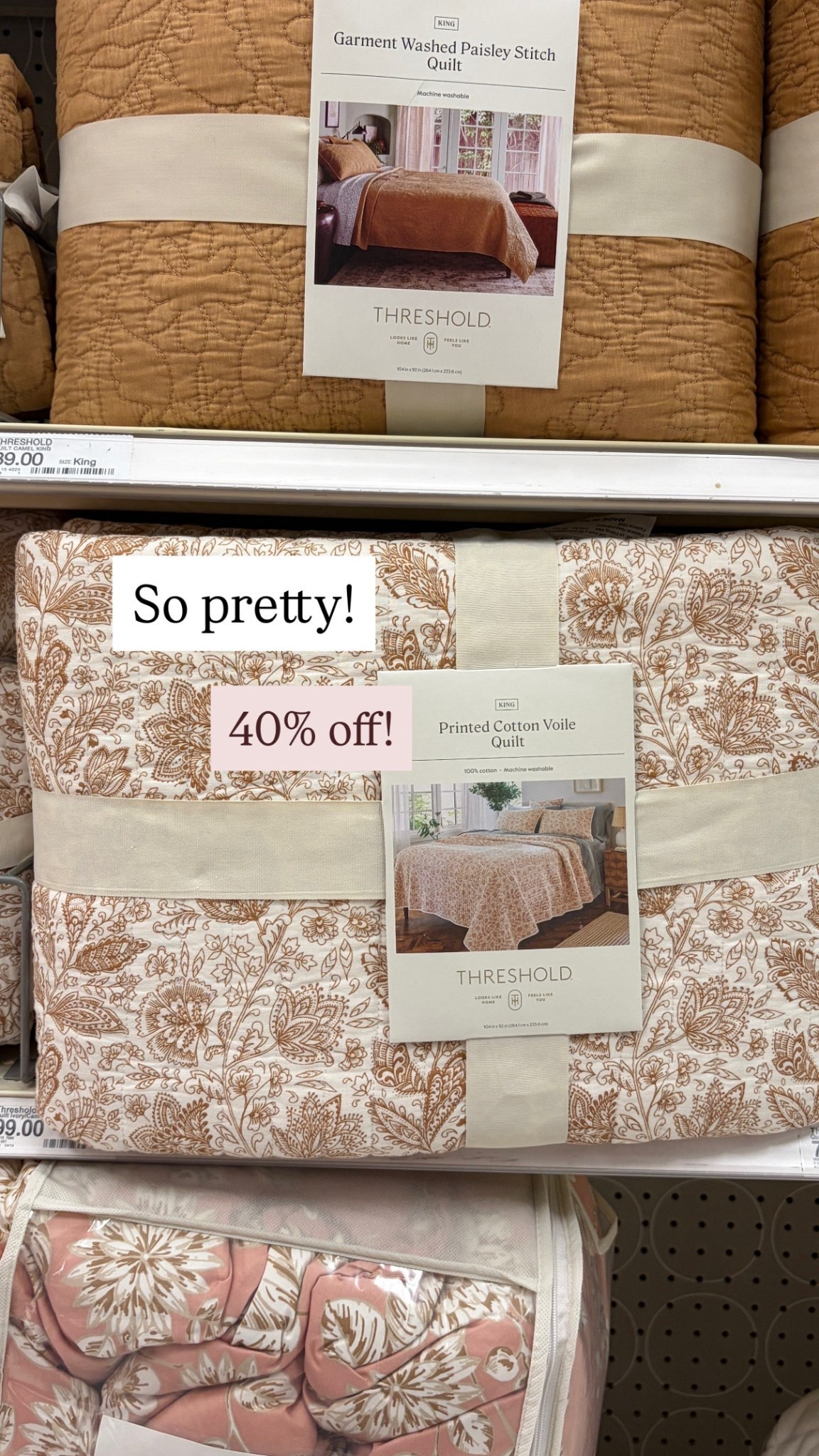 Bedding is 40% off at Target! Ends today. Love this floral quilt. Looks just like Pottery Barn!


#LTKHome #LTKSaleAlert