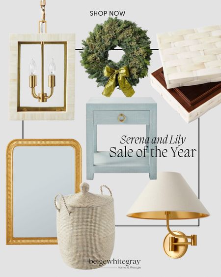 The sale of the year at Serena and Lilly! From the beautiful wreath and decorative box! One of my favorite light fixtures and the mirror is stunning! Check out the biggest sale of the year!!

#LTKCyberWeek #LTKhome #LTKsalealert