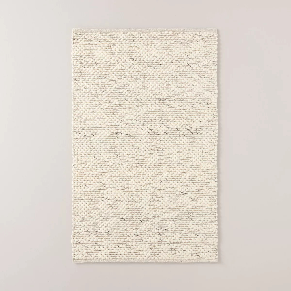 Chunky Rectangular Handmade Woven Area Rug Cream - Hearth & Hand™ with Magnolia | Target