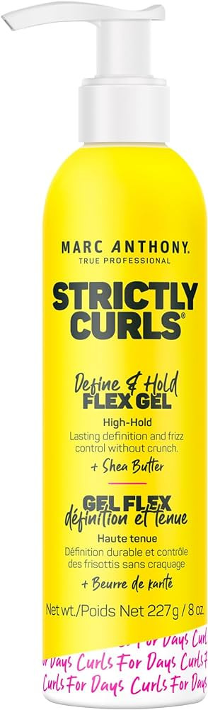 Marc Anthony Define & Hold Flex Hair Styling Gel, Strictly Curls - Medium to Coarse Curls - High ... | Amazon (US)
