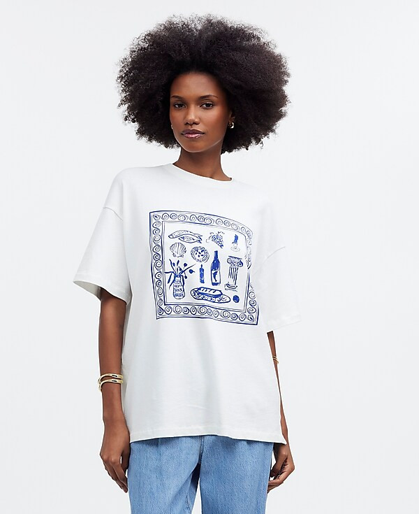 Madewell x Lisa Says Gah! Graphic Softfade Cotton Ex-Boyfriend Tee | Madewell