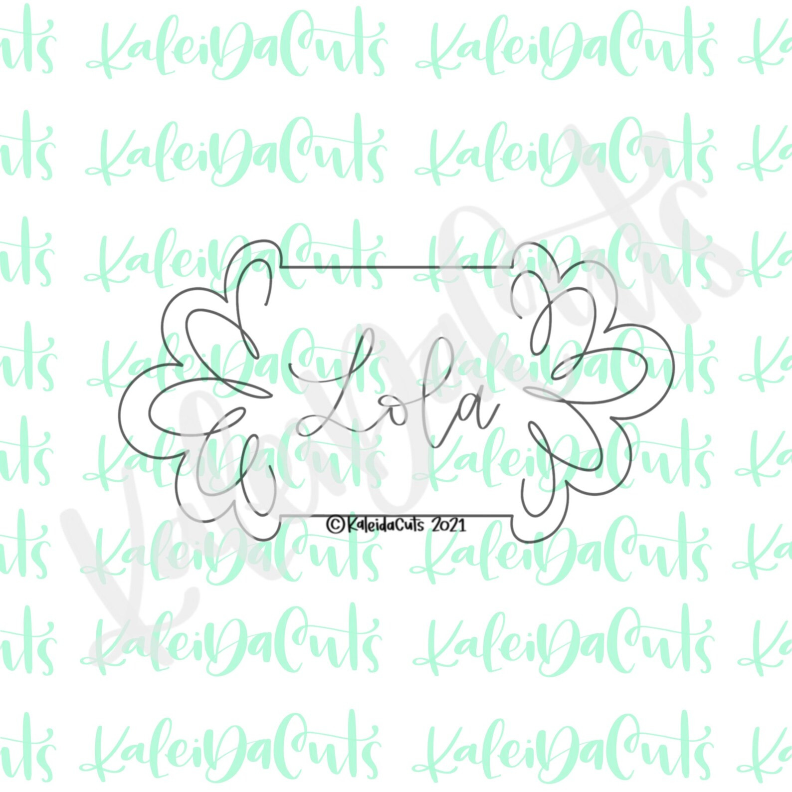 Lola Plaque Cookie Cutter | Etsy (Global)