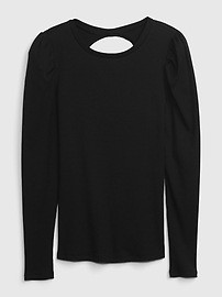 Puff Sleeve Rib T-Shirt | Gap (US)
