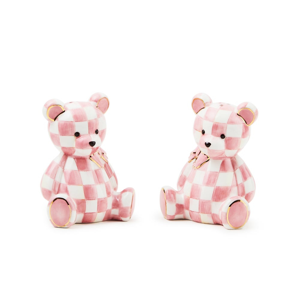Rosy Bear Salt & Pepper Set | MacKenzie-Childs