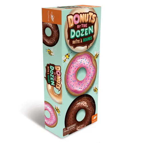 FoxMind Donuts By The Dozen Tile Flipping Speed Memory Game in Multicolored at Nordstrom | Nordstrom