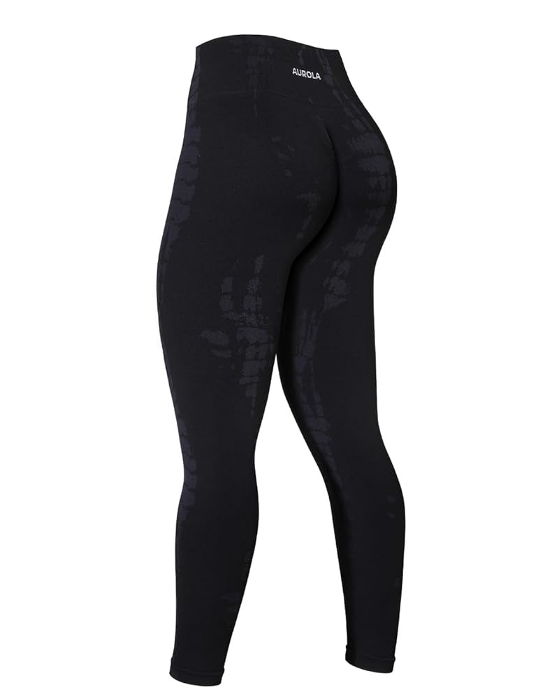 AUROLA Serpent Snake Seamless Scrunch Workout Leggings for Women,Girls Squat Proof Ribbed Thick A... | Amazon (US)