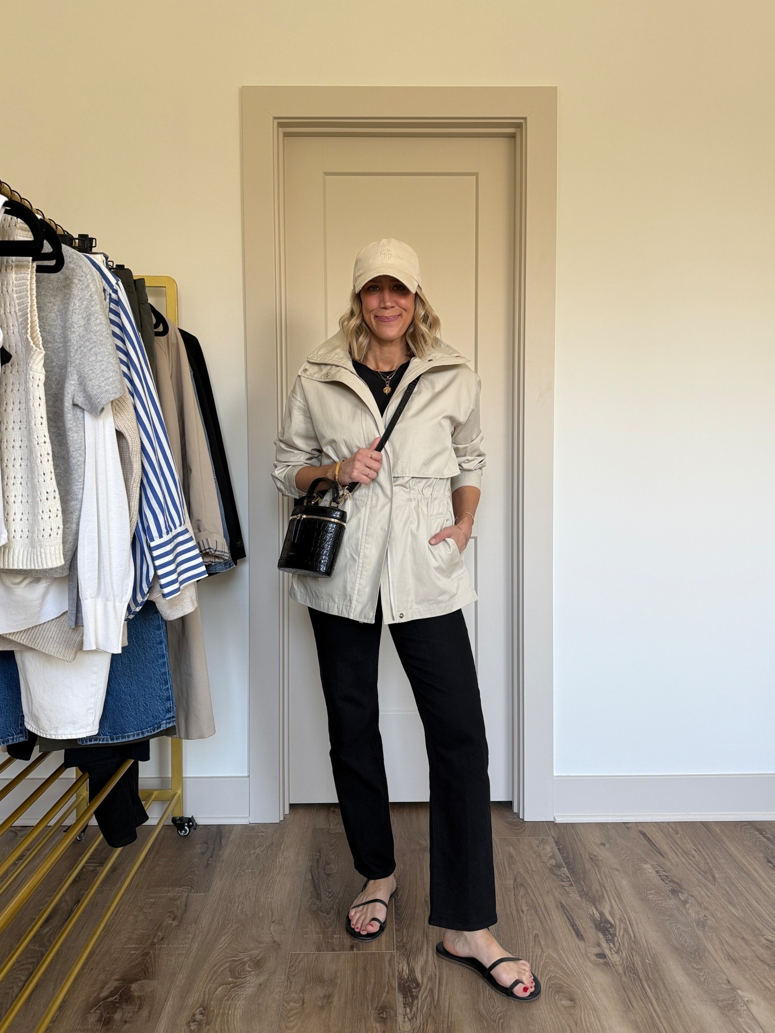 Wearing 26 jeans, medium linen tee, XS jacket, sandals tts

#LTKSeasonal #LTKootd #LTKOver40