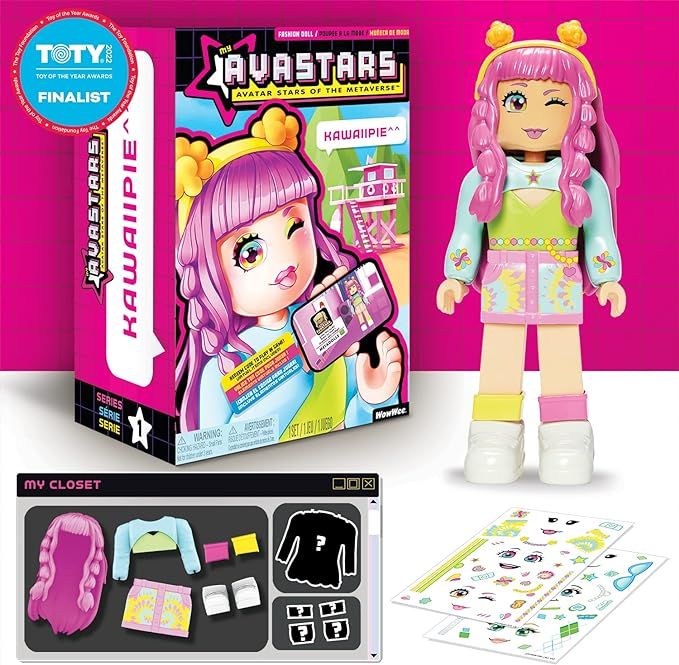 My Avastars KawaiiPie^^ – 11" Fashion Doll with Extra Outfit – Personalize 100+ Looks | Amazon (US)