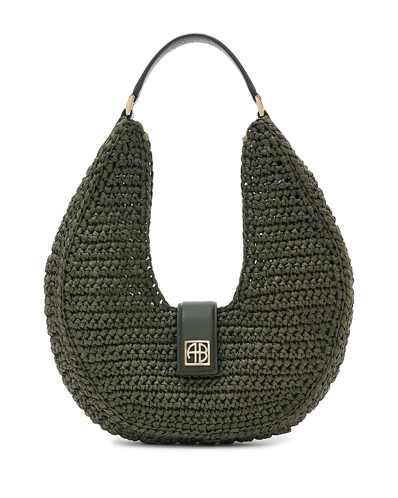 Anine Bing Lou Monogram Crocheted Shoulder Bag | Bloomingdale's (US)