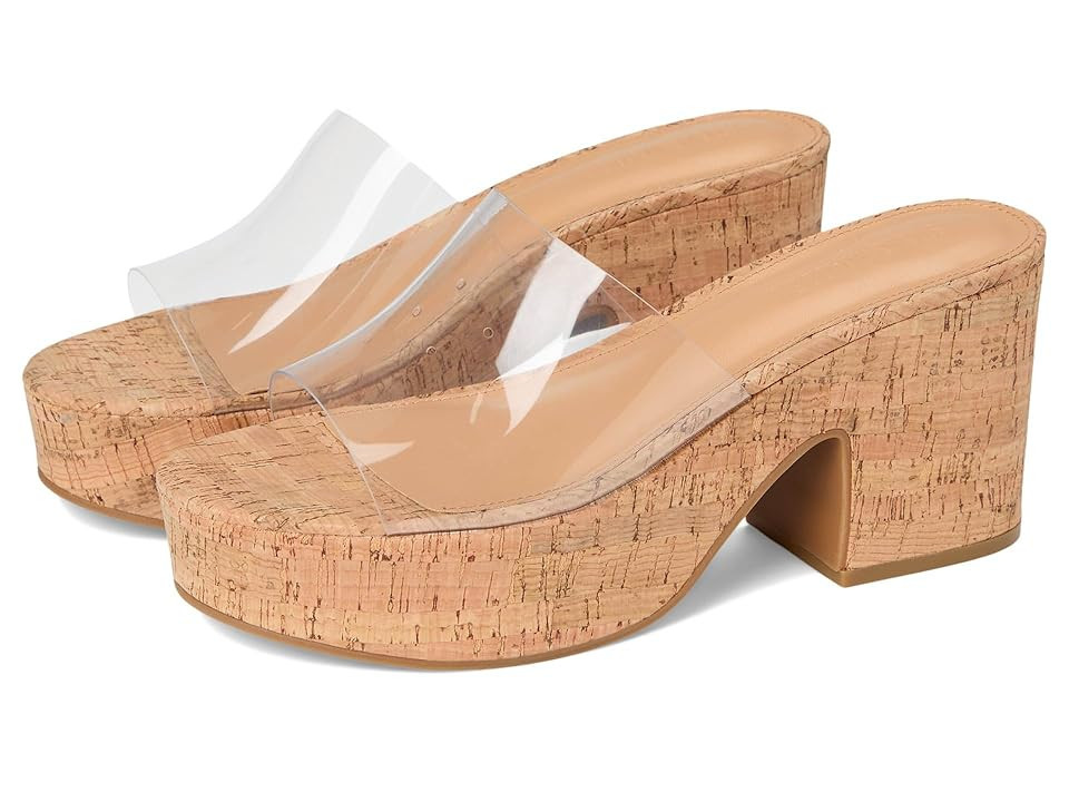 Steve Madden Trippy Women's Wedge Shoes Clear : 5.5 M, Synthetic | Zappos