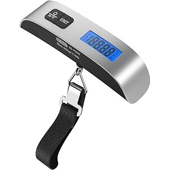 Dr.meter Luggage Scale: Travel Essentials, Backlight LCD Display 110lb/50kg Luggage Weight Scale ... | Amazon (US)