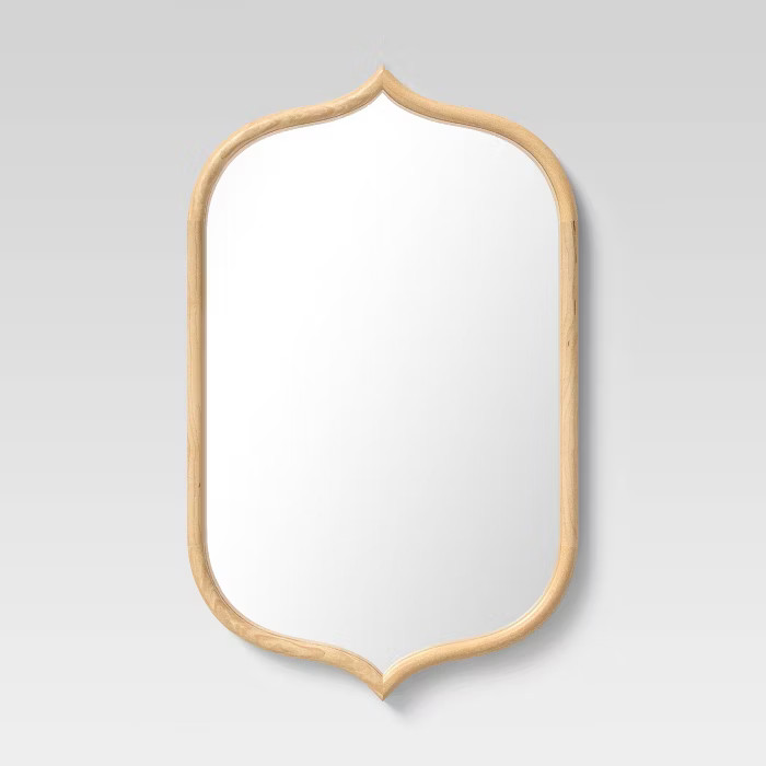 22" x 36" Top and Bottom Peak Mirror Natural - Opalhouse™ | Target