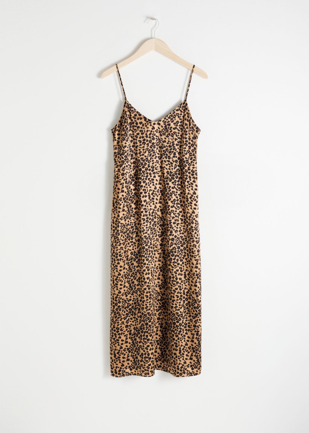 Satin Leopard Slip Dress - Beige | & Other Stories (EU + UK)