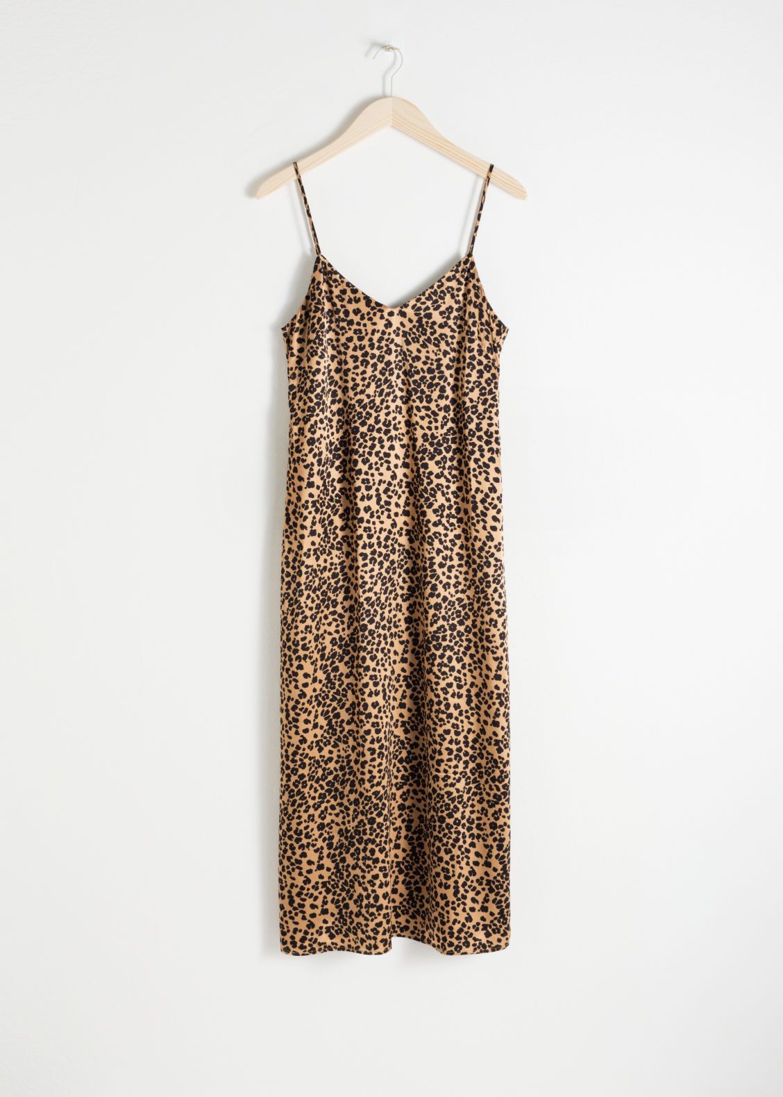 Satin Leopard Slip Dress - Beige | & Other Stories (EU + UK)