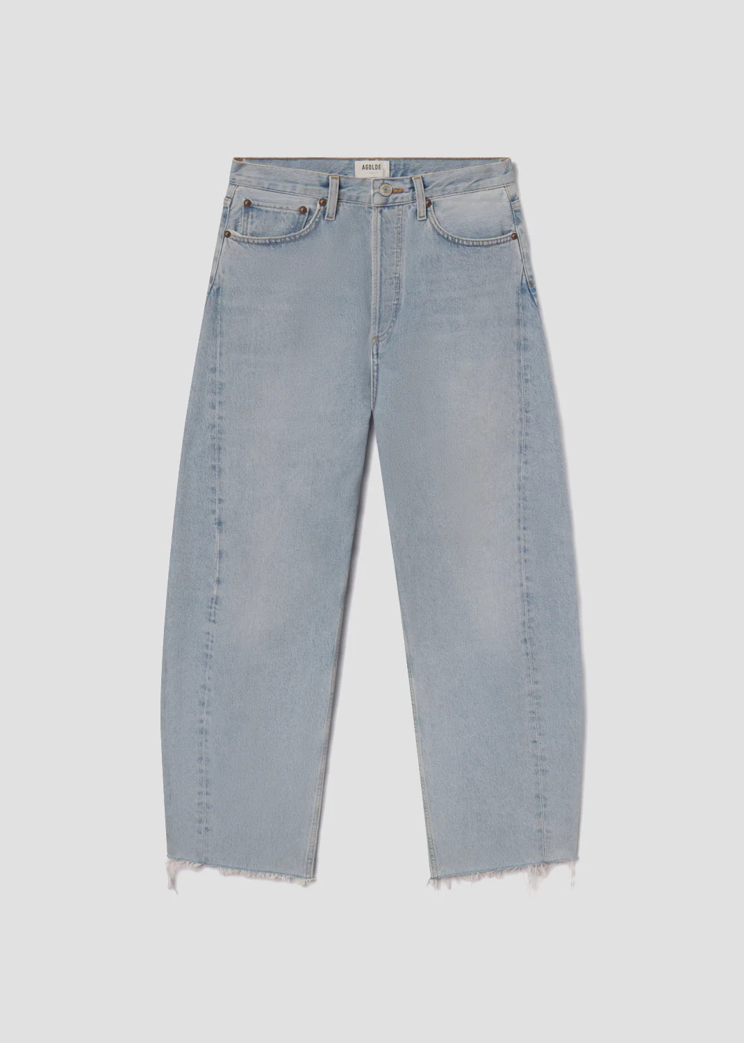 Luna High Rise Pieced Taper in Void | AGOLDE