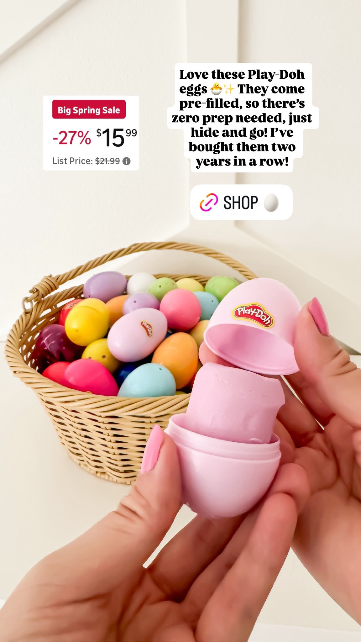 Amazon Big Spring Sale - Love these Play-Doh eggs. They come pre-filled, so there's zero prep needed, just hide and go! I've bought them two years in a row!

#LTKSeasonal #LTKKids #LTKFestival