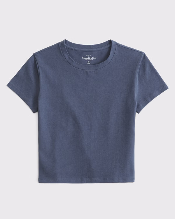 Women's Essential Baby Tee | Women's New Arrivals | Abercrombie.com | Abercrombie & Fitch (US)