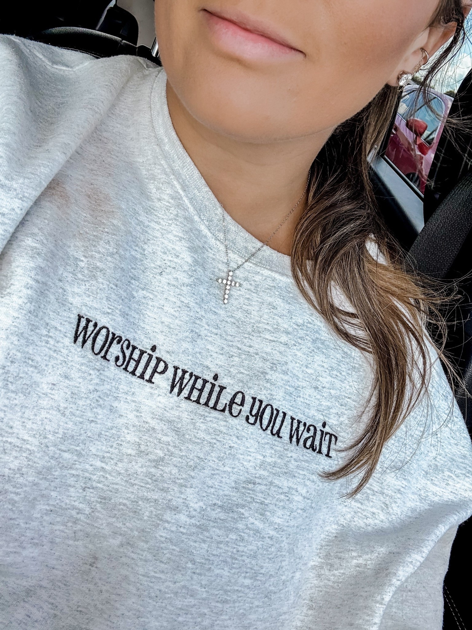 🙏🙏🙏I get so many questions on this crew neck! Love it! 

#LTKFindsUnder100 #LTKMidsize #LTKFindsUnder50