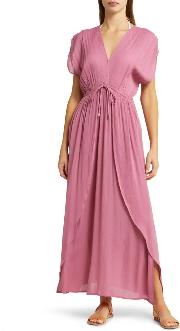 Wrap Maxi Cover-Up Dress | Nordstrom