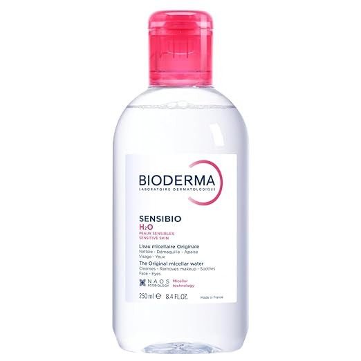 Bioderma - Sensibio - H2O Micellar Water - Makeup Remover Cleanser - Face Cleanser for Sensitive ... | Amazon (US)