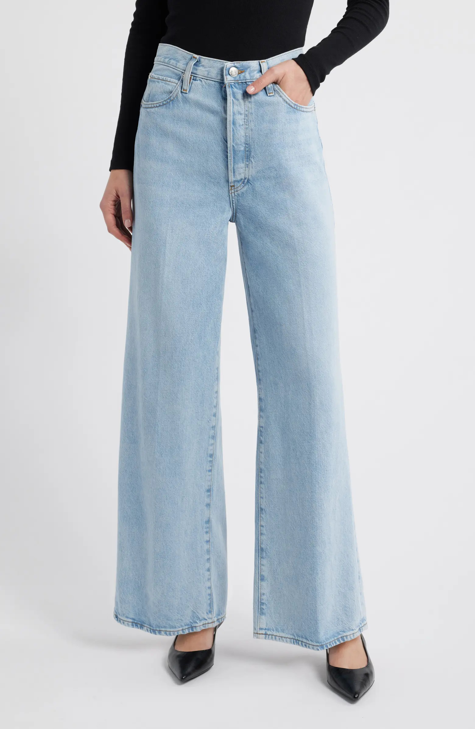 FRAME Le Low Baggy Wide Leg Jeans | Nordstrom | Nordstrom