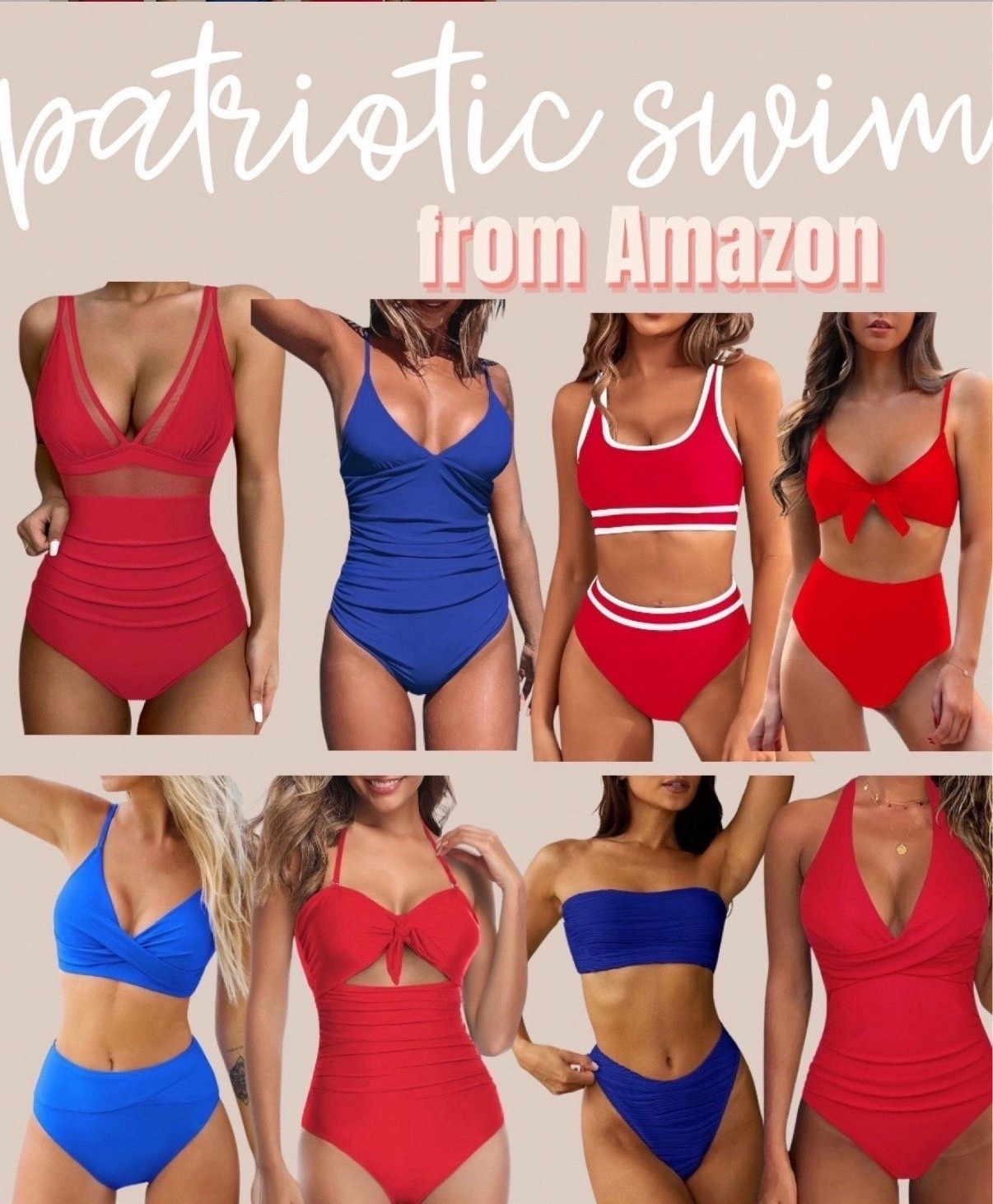Patriotic swimwear from Amazon prime! 

Memorial Day, Fourth of July, 4th of July, swimwear, swimsuit, bikini, red swimsuit, blue swimsuit, red white and blue, beach, vacation, travel, resort, amazon swim, amazon swimwear, amazon bathing suit, summer 
#LTKSummerEdit

#LTKSwim #LTKFindsUnder50 #LTKSeasonal