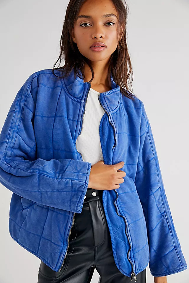 Dolman Quilted Knit Jacket | Free People (UK)