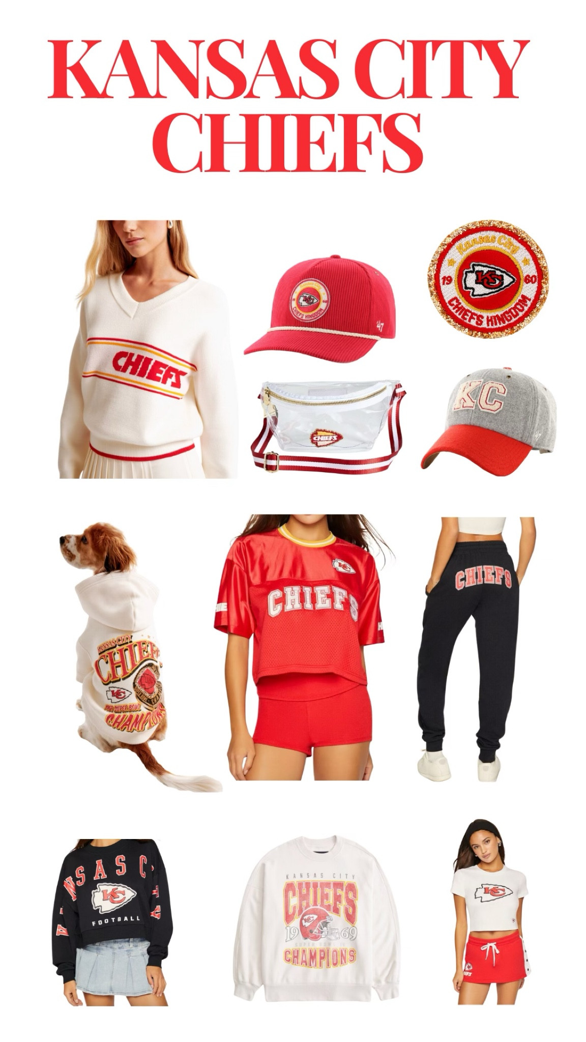 KC CHIEFS GAMEDAY!! 📣 🏈 

#chiefs #kcchiefs #nflgameday #gamedaylooks #chiefsgameday #chiefsoutfits 

#LTKStyleTip #LTKFindsUnder50 #LTKU