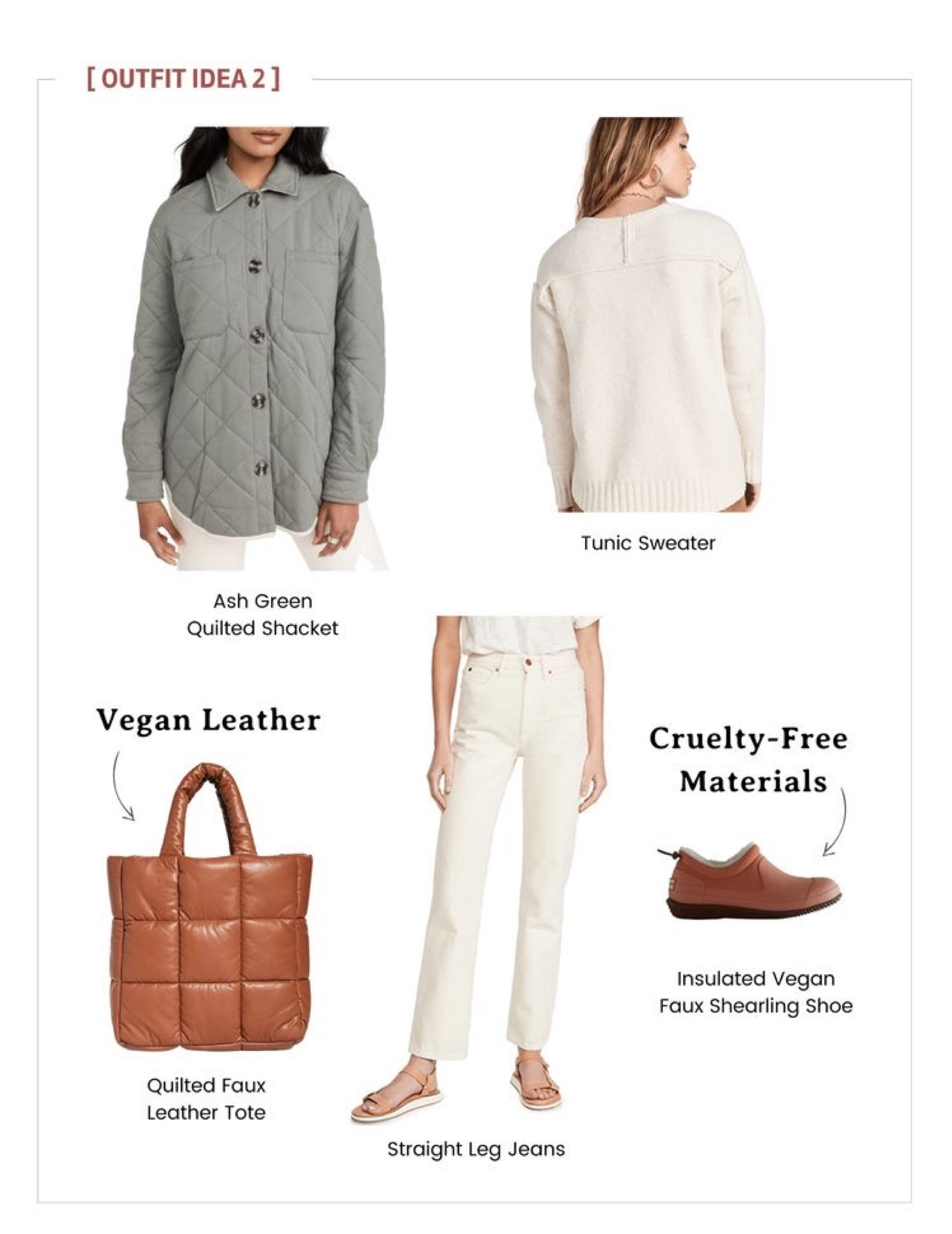 Ash green quilted shacket outfit idea

#LTKSeasonal #LTKstyletip