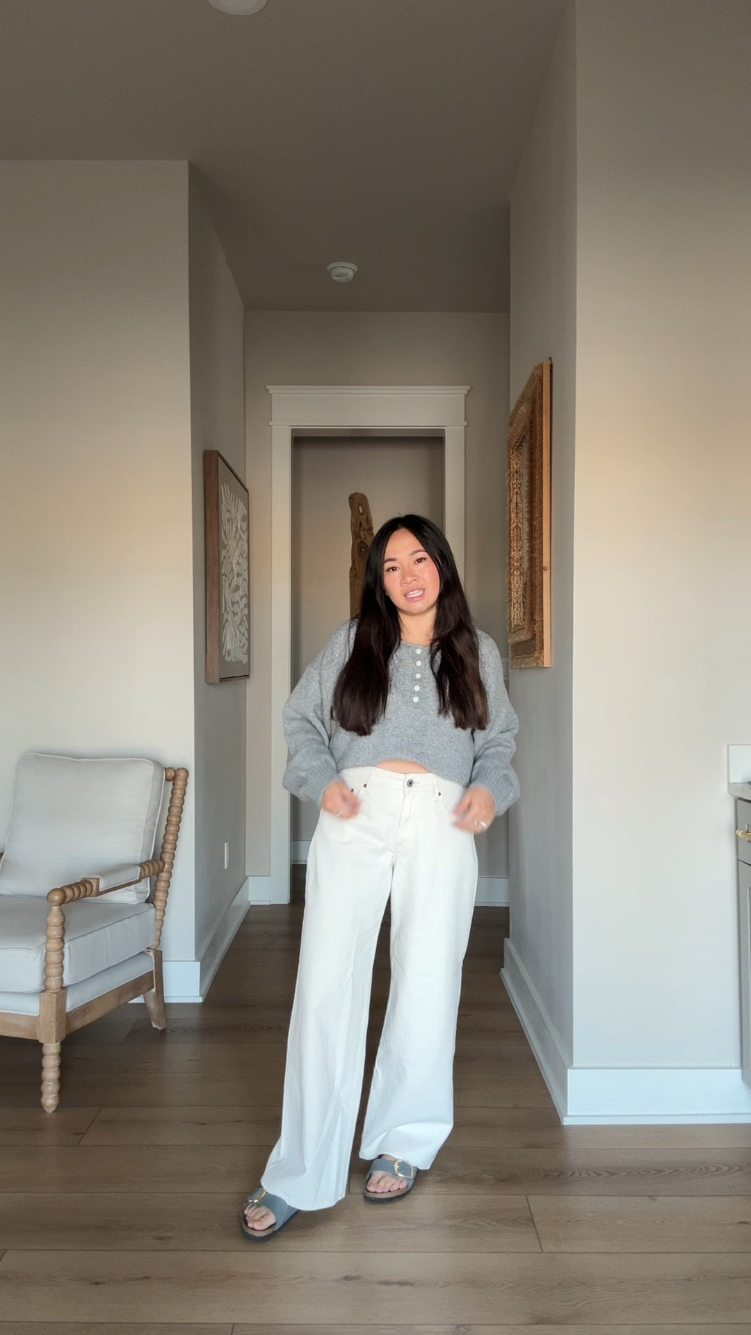 Abercrombie denim sale event! 20%-50% off all denim plus 15% off with code DENIMAF 

WEARING low rise ecru ultra loose @abercrombie