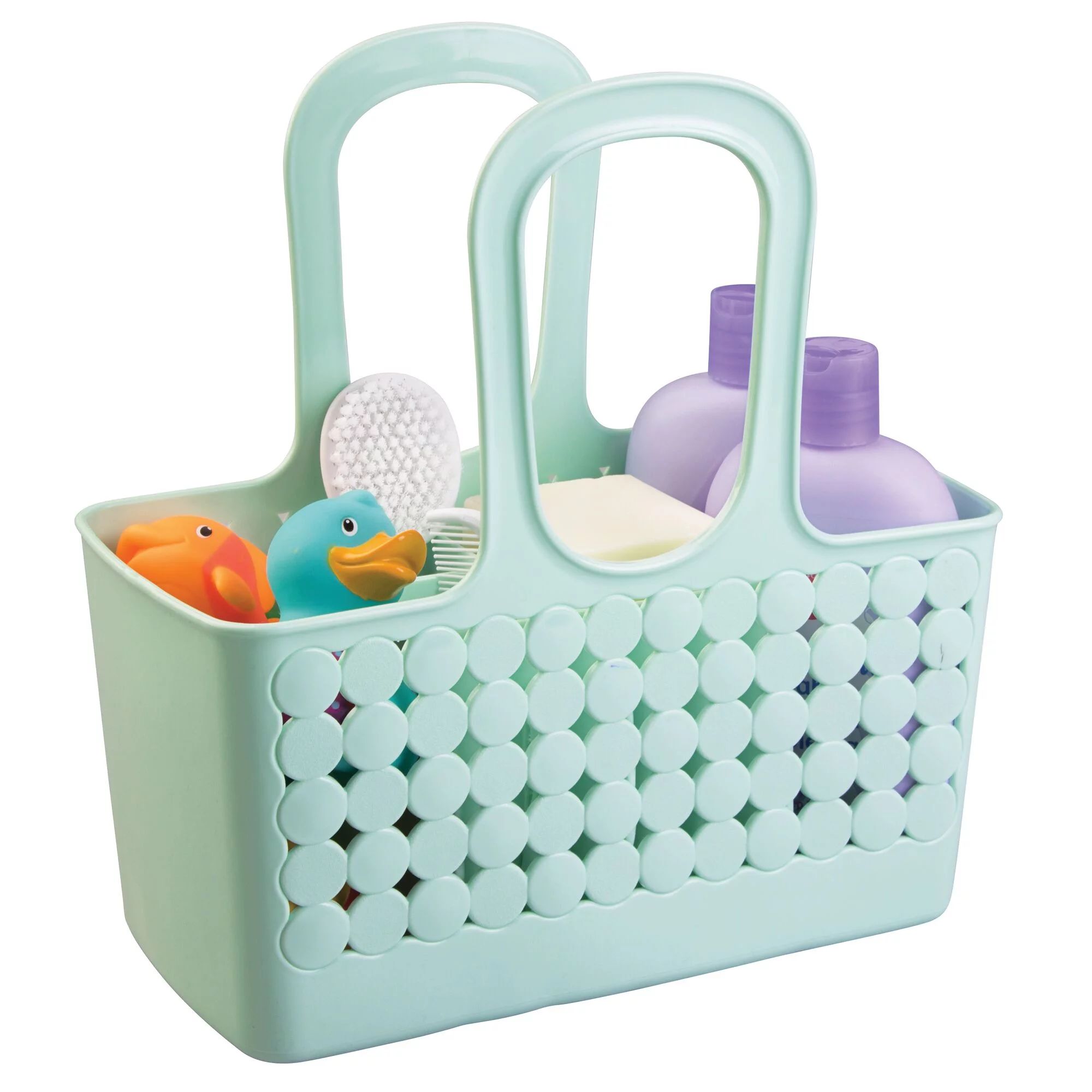 iDesign Orbz Divided Bath Shower Tote, Mint - Walmart.com | Walmart (US)