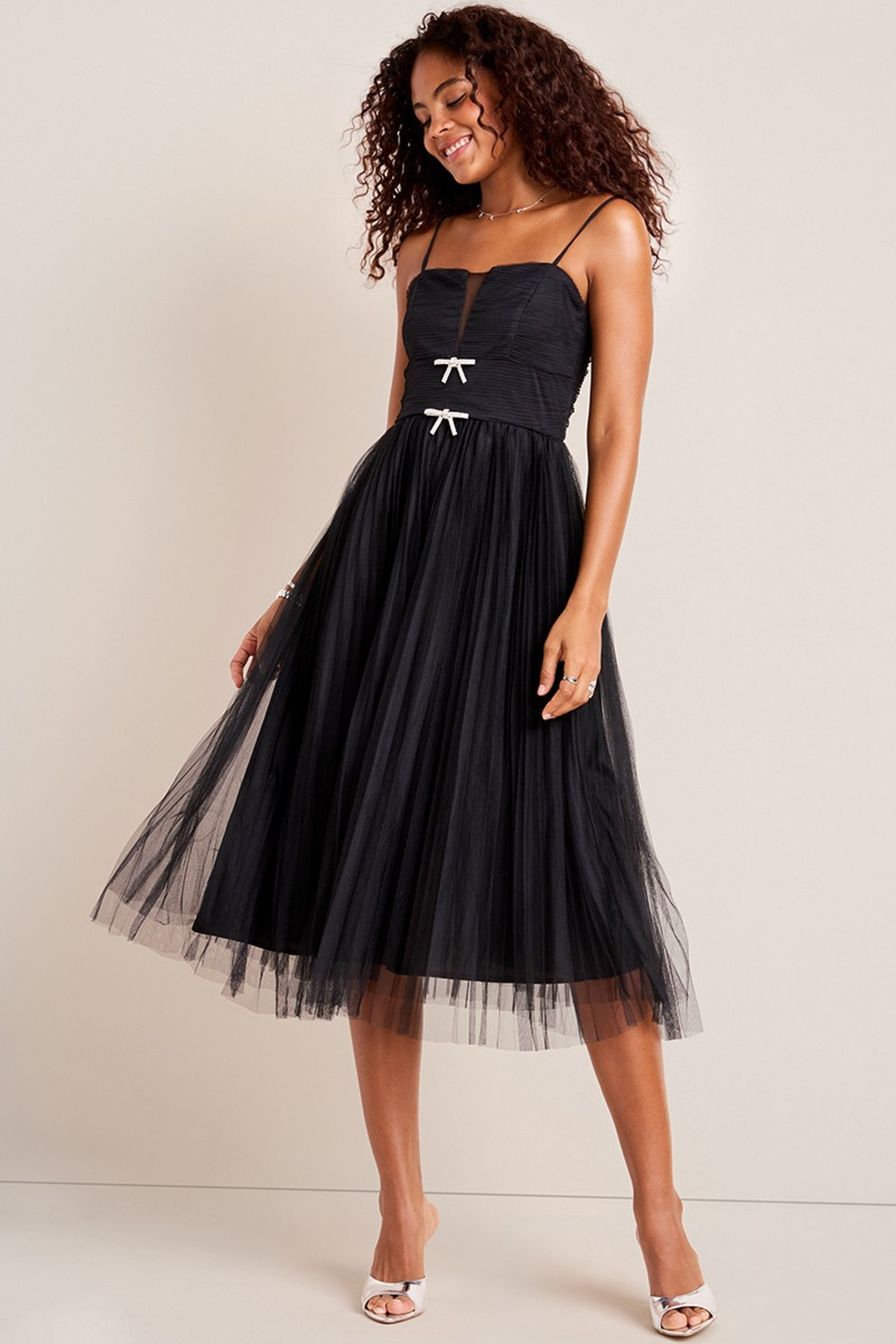 Colette Tulle Midi Dress | Francesca's