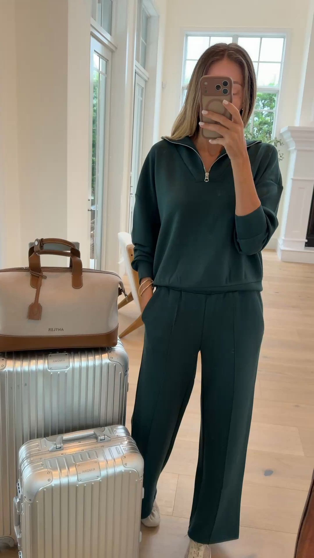 Gorgeous green set! I love the fabric so much, ultra soft, comfortable, and the fit is beautiful. Fits true to size and I’m wearing size small

#LTKOver40 #LTKootd