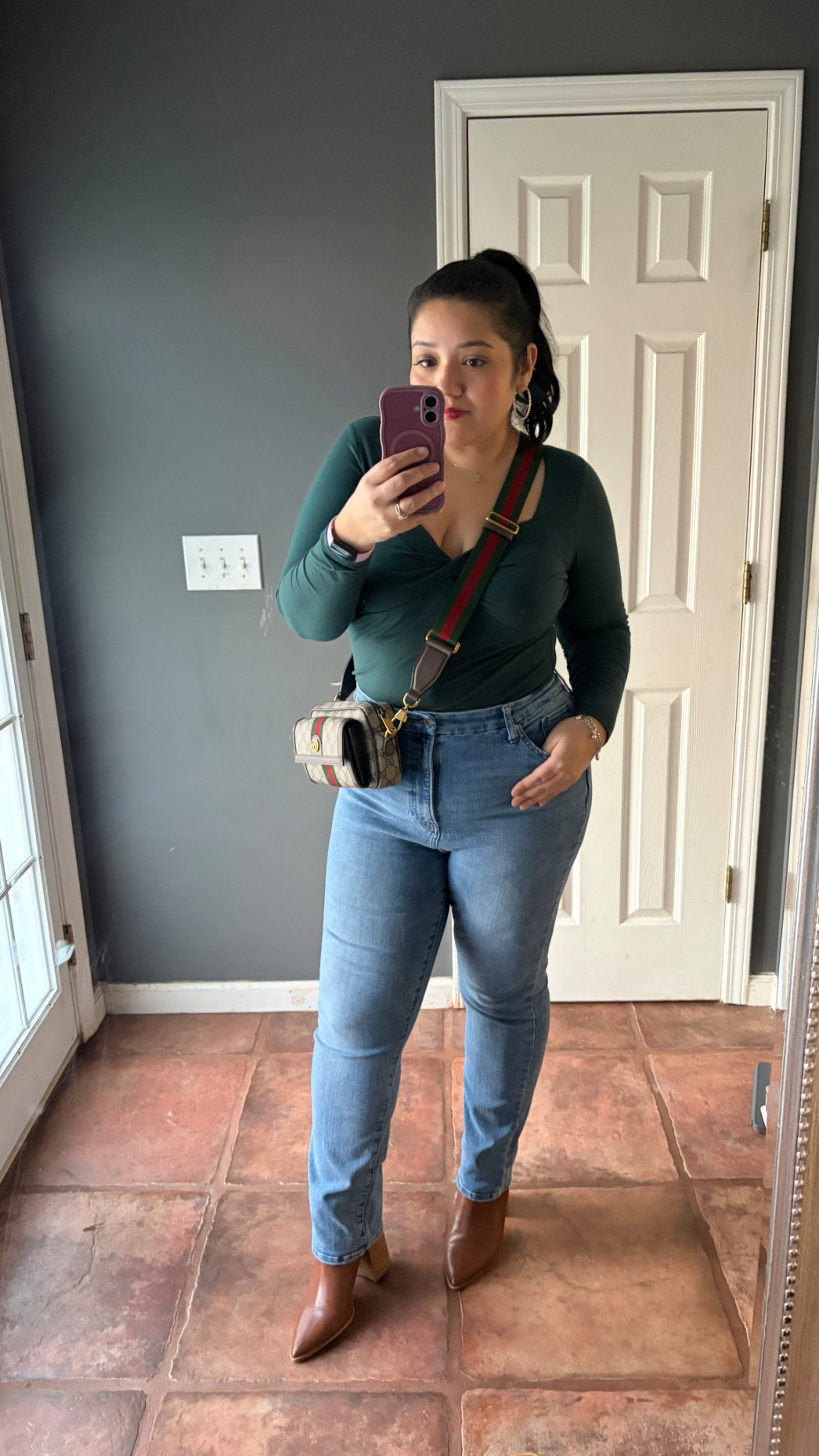 I wear these jeans at least once a week! Wearing size L and they fit size 12-16! 

#LTKmomlife #LTKMidsize #LTKootd