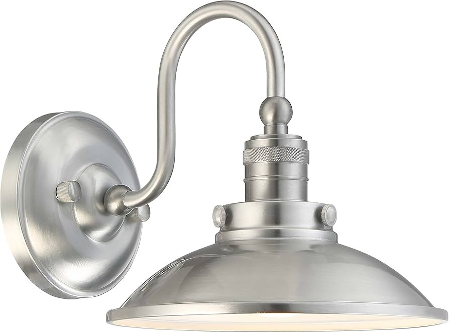 Minka Lavery 71163-A144-L Baytree Lane 1-Light LED Outdoor Wall Light, 14 Watts, Brushed Aluminum | Amazon (US)