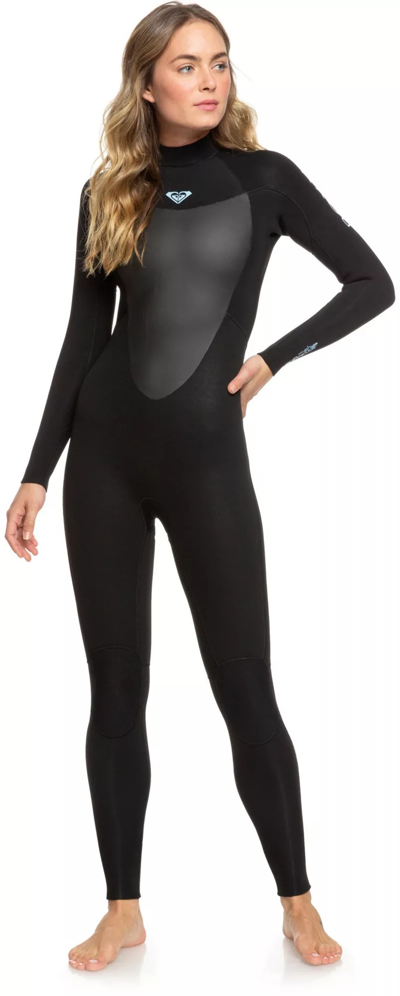 ROXY Women's 3/2mm Prologue Back Zip Wetsuit, Size 8, Black | Public Lands