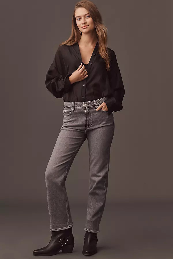 Mason High-Rise Straight-Leg Jeans | Anthropologie (US)