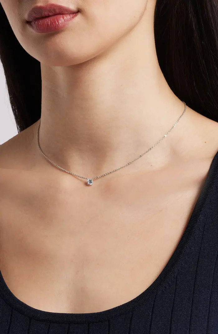 Nordstrom Cubic Zirconia Pendant Necklace | Nordstrom | Nordstrom
