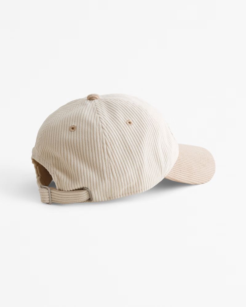 Corduroy Graphic Baseball Hat | Abercrombie & Fitch (US)