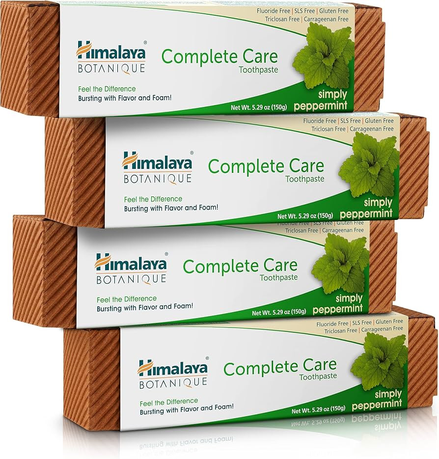 Himalaya Botanique Complete Care Toothpaste, Herbal, Peppermint Flavor, Fights Plaque, Freshens B... | Amazon (US)