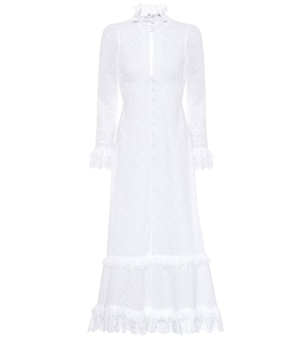 Miguella broderie-anglaise cotton dress | Mytheresa (US/CA)