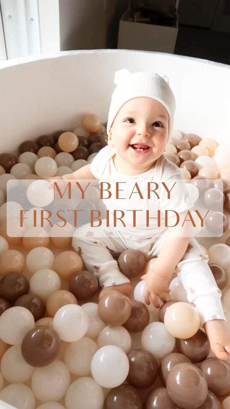 My son’s beary first birthday was so much fun to plan! A neutral woodland theme with beiges and browns, this fun first birthday idea can be for boys or girls!  

#LTKparties #LTKkids #LTKSeasonal
