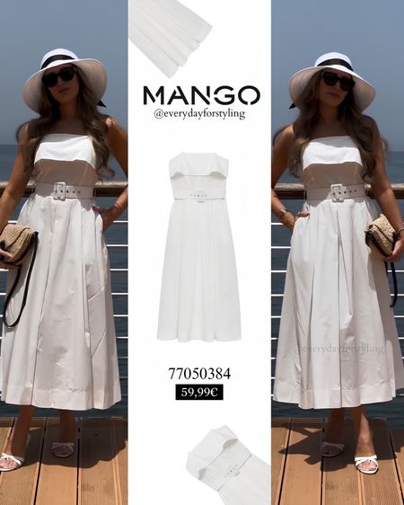 Mango New White Maxi Dress with Belt 🤍🤍😍linked below to shop ⬇️

#LTKTravel #LTKFindsUnder100 #LTKStyleTip