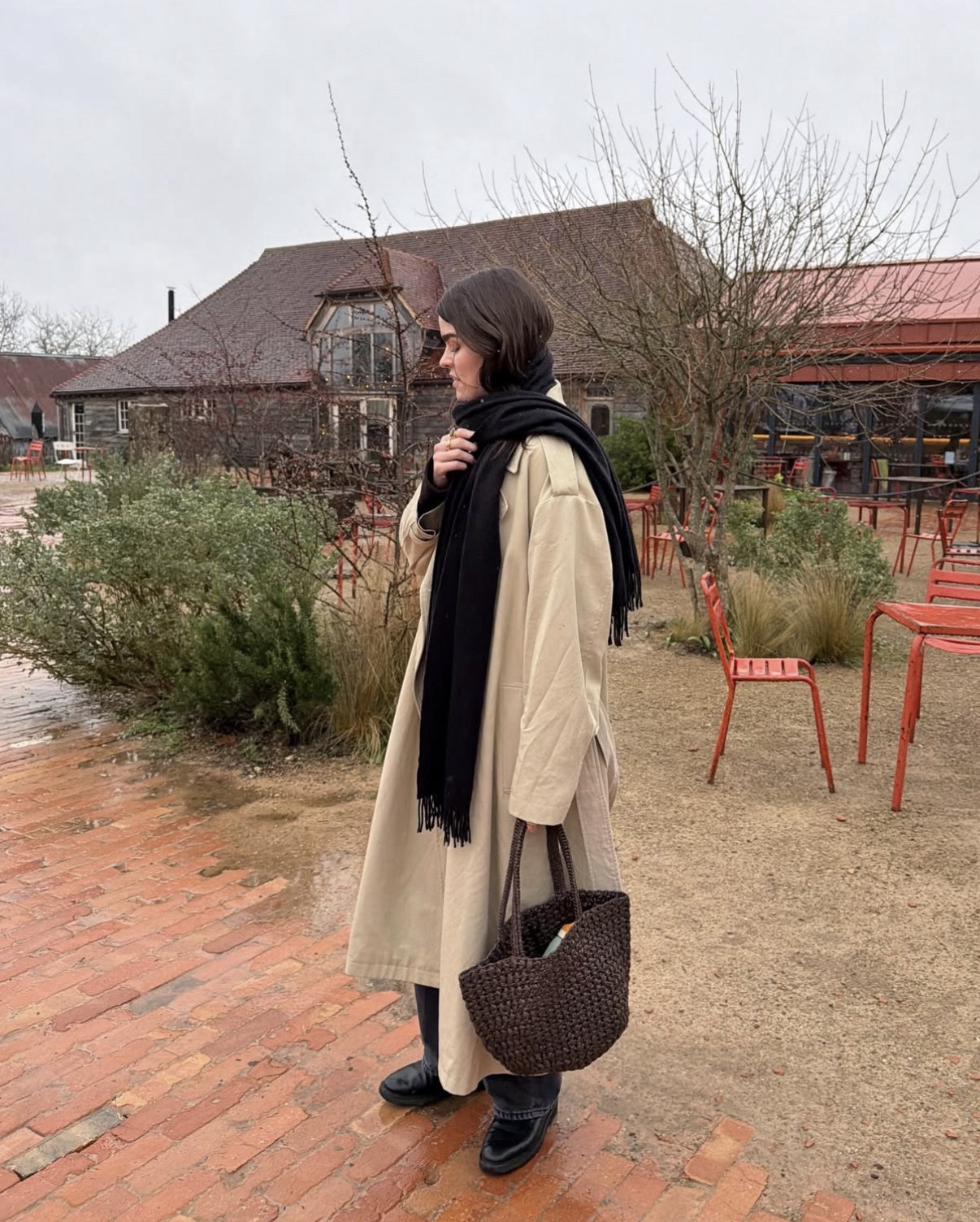 OOTD for the in between winter / spring. Trench coat is out but with a scarf too

#LTKwinter #LTKstyletip #LTKspring