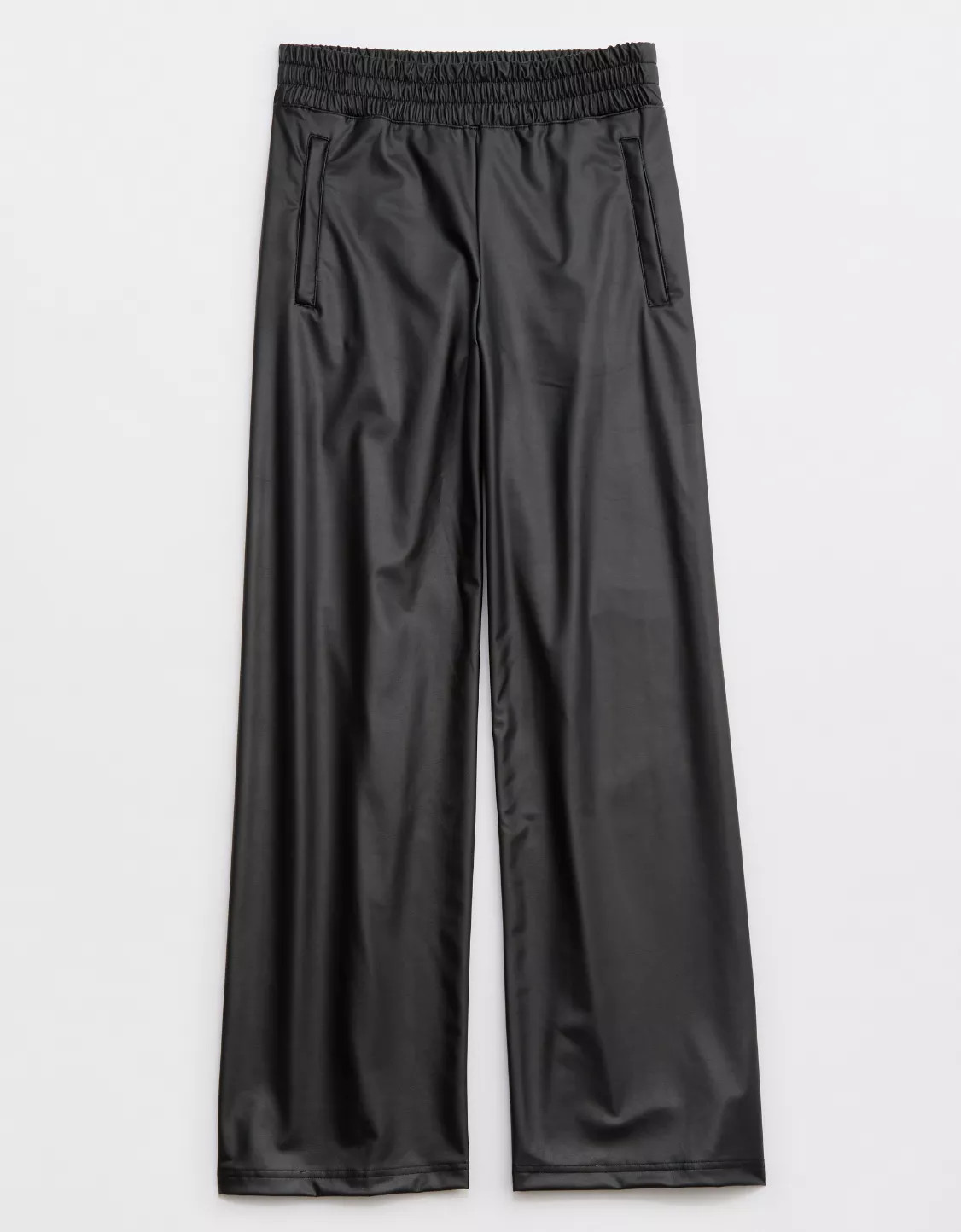 OFFLINE By Aerie Real Luxe Faux Leather Wide Leg Pant | Aerie