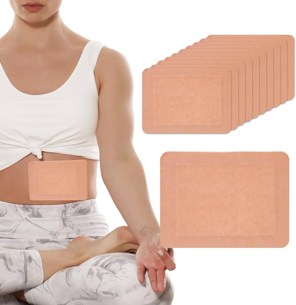 10Pcs Castor Oil Pack Wrap,Castor Oil Pack for Black Castor Oil, No Washing Self Adhesive with Hi... | Amazon (US)