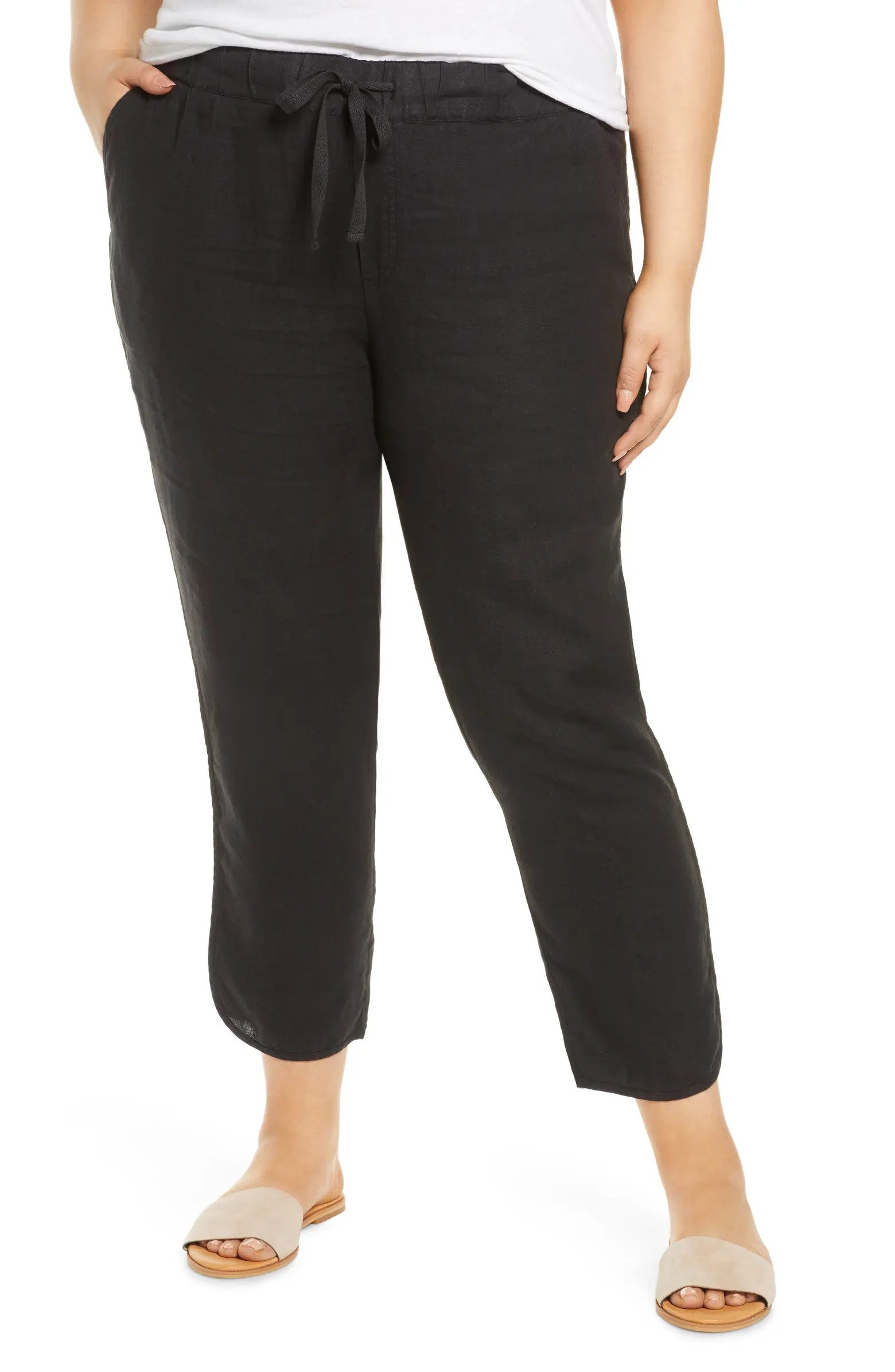 Tulip Hem Linen Pants | Nordstrom
